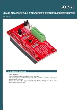 Предварительный просмотр 1 страницы Joy-it RB-ADC01 Quick Start Manual