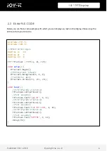 Preview for 6 page of Joy-it RB-TFT1.8 Manual