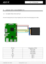 Предварительный просмотр 7 страницы Joy-it RB-TFT1.8 Manual