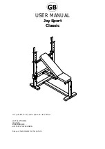 Предварительный просмотр 9 страницы Joy Sport Classic User Manual