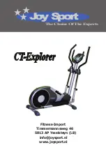 Joy Sport CT-Explorer Manual предпросмотр