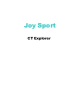 Предварительный просмотр 26 страницы Joy Sport CT-Explorer Manual