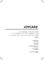 Предварительный просмотр 1 страницы Joycare JC-1200 BRIO User Manual