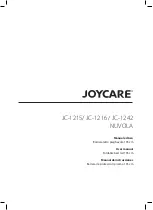 Preview for 1 page of Joycare JC-1216 User Manual