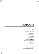 Предварительный просмотр 1 страницы Joycare JC-1264 GOLOSONE User Manual