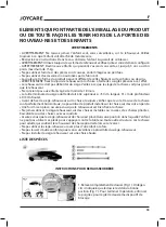 Предварительный просмотр 15 страницы Joycare JC-1264 GOLOSONE User Manual