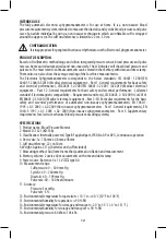 Предварительный просмотр 12 страницы Joycare JC-1321 User Manual