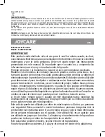 Предварительный просмотр 9 страницы Joycare JC-1407 User Manual