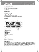 Предварительный просмотр 9 страницы Joycare JC-1414 User Manual