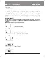 Предварительный просмотр 22 страницы Joycare JC-1414 User Manual