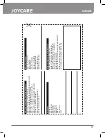 Предварительный просмотр 61 страницы Joycare JC-1414 User Manual