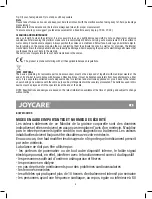 Preview for 8 page of Joycare JC-1416 User Manual