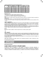 Preview for 23 page of Joycare JC-1416 User Manual