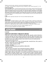 Preview for 27 page of Joycare JC-1416 User Manual