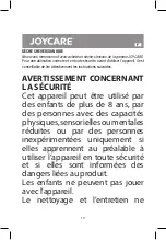 Предварительный просмотр 13 страницы Joycare JC-1489 Manual