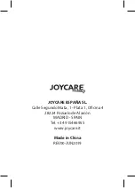 Предварительный просмотр 36 страницы Joycare JC-224 Manual