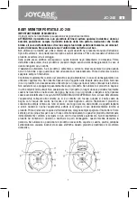 Joycare JC-240 Manual предпросмотр