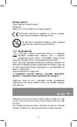 Предварительный просмотр 31 страницы Joycare JC-334 Instruction Manual