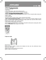 Preview for 8 page of Joycare JC-342 Instructions Manual