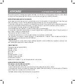 Предварительный просмотр 15 страницы Joycare JC-370N Manual