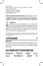 Предварительный просмотр 19 страницы Joycare JC-464 Instruction Manual