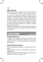 Предварительный просмотр 32 страницы Joycare JC-499 Manual