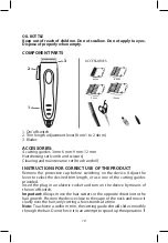 Предварительный просмотр 10 страницы Joycare JC-508 Manual