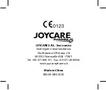 Preview for 144 page of Joycare JC-604 User Manual