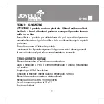 Предварительный просмотр 1 страницы Joycare JL-961 Manual