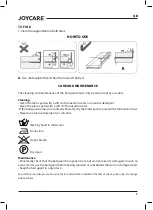 Предварительный просмотр 7 страницы Joycare SOFFIO JC-1217 User Manual