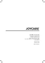 Предварительный просмотр 12 страницы Joycare SOFFIO JC-1217 User Manual