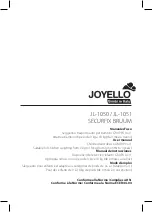 Preview for 1 page of Joyello JL-1050 SECURFIX BRUUM User Manual