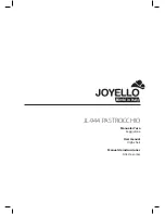 Joyello JL-944 PASTROCCHIO User Manual preview