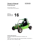 Joyner SZ250DI Owner'S Manual preview