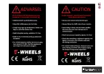 Preview for 2 page of Joyor E-WHEELS F Series User Manual