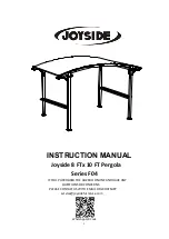 Joyside F04 Series Instruction Manual предпросмотр