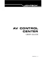 JOYTECH AV CONTROL CENTER User Manual предпросмотр