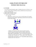 Предварительный просмотр 1 страницы JOYTECH JS109HR2 Instruction Manual