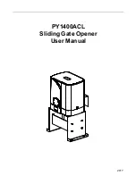 Preview for 1 page of JOYTECH PY1400ACL User Manual