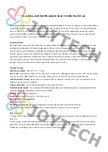 JOYTECH YL01 User Manual предпросмотр