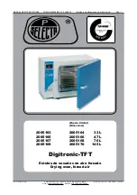 Preview for 1 page of JP Selecta Digitronic-TFT 2005163 Instruction Manual