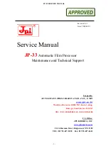 JPI JP-33 Service Manual предпросмотр