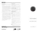 Preview for 1 page of JPL Commander-2 Quick Start Manual