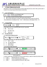 Preview for 5 page of JPS C PANEL User Manual