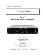 Предварительный просмотр 1 страницы JPS RSP-Z2 Quick Start Manual