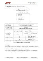 Preview for 6 page of JPT YDFLP Installation Manual And User'S Manual