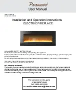 Preview for 1 page of JR Home BLT-999W-13 Installation And Operation Instructions Manual