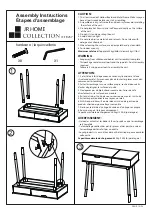 Preview for 1 page of JR Home IF-TB257 Assembly Instructions