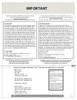 Preview for 10 page of JR Home Paramount FP-341-GY Instructions And Owner'S Manual