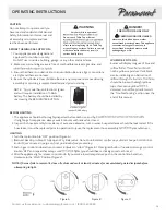 Preview for 24 page of JR Home Paramount FP-341-GY Instructions And Owner'S Manual